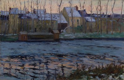 Moret, Winter by Maurice Galbraith Cullen